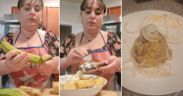 "Quedó para chuparse los dedos": Cubana comparte en TikTok su receta de fufú de plátano