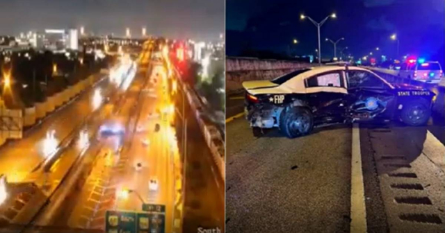 Accidente en Miami-Dade deja heridos a un conductor y a policía de la Patrulla de Carreteras de Florida