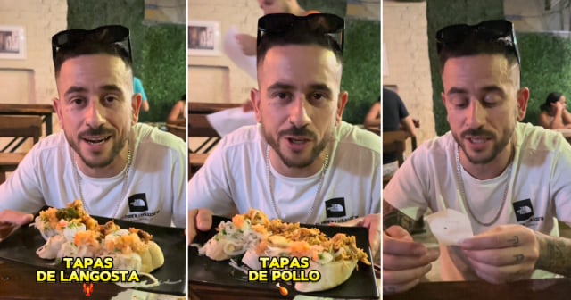 Cantante español muestra lo que comió en restaurante de La Habana y le llueven las críticas