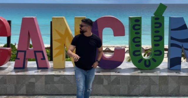 Alejandro Cuervo comparte imágenes de su viaje a Cancún: "Qué lindo y querido me siento en México"