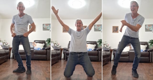 Cubano de 61 años se despelota bailando en TikTok: "Estoy activo como carro deportivo"