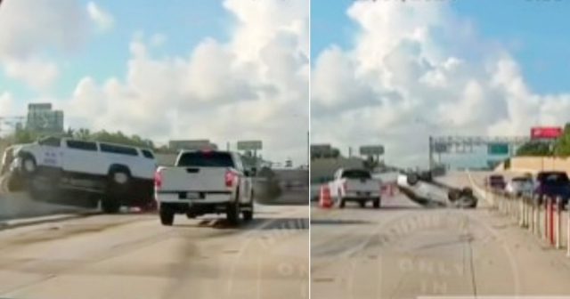 VIRAL: Aparatoso accidente en autopista de Miami queda captado en cámara