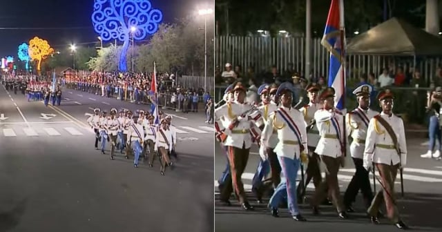 Fuerzas Armadas de Cuba participan en desfile militar en Nicaragua