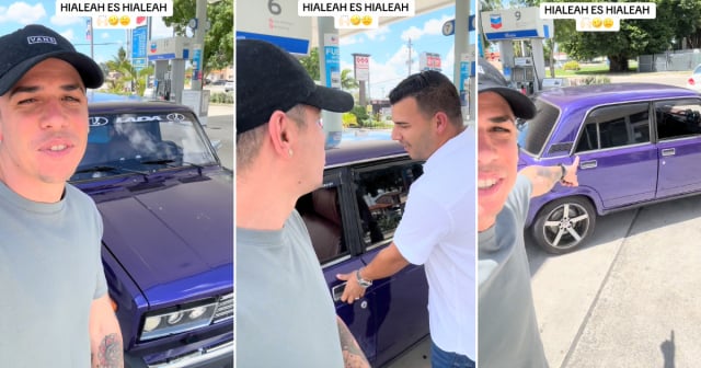 "Esto nada más se ve en Miami": Cubano se sorprende al encontrar en Hialeah un Lada del 84 "nuevo de paquete"