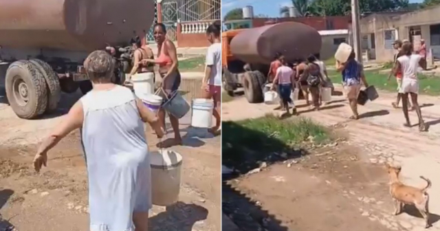 Crisis sin fin: Vídeo de cubanos persiguiendo una pipa de agua refleja el colapso de los servicios básicos