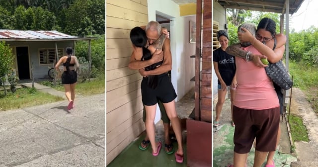 Joven cubana emociona a las redes con reencuentro con sus abuelos en Cuba