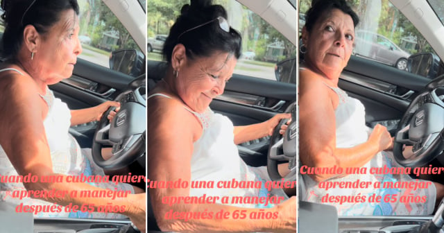 "Ella rompe la palanca, pero de que maneja, maneja": Abuela cubana causa sensación en TikTok