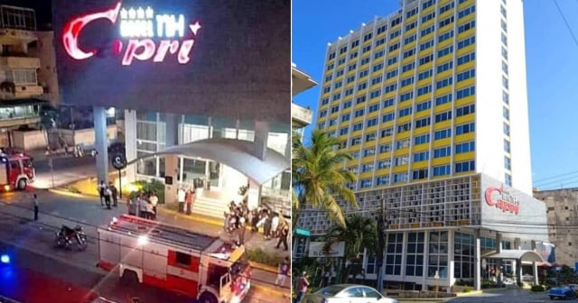 Se incendia una de las cocinas del Hotel Capri en La Habana