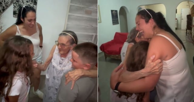 Vuelve a Cuba y abraza a su abuela por primera vez en 18 años