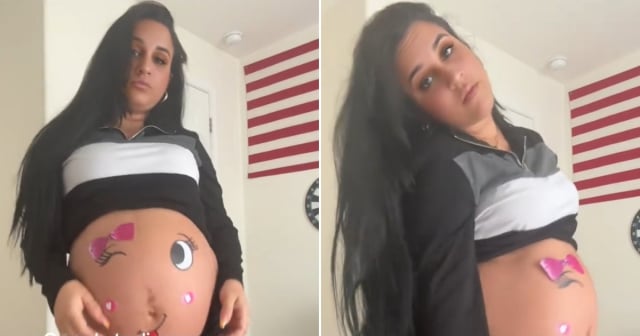 ¡De 9 meses! Cubana embarazada se vuelve viral bailando "La Batidora" de Oniel Bebeshito