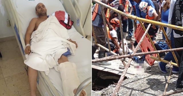 Trabajador cubano cae de andamio de un puente en construcción en Tapachula, México