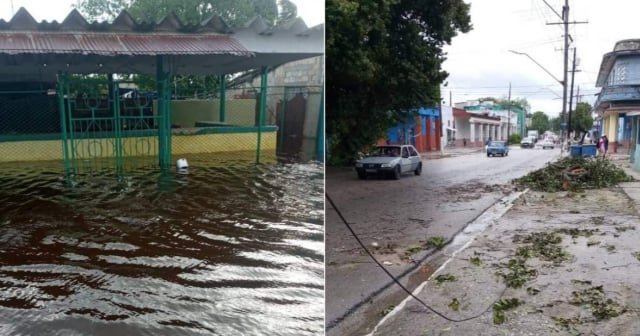 Fuertes lluvias persisten en el occidente cubano por la presencia del huracán Helene