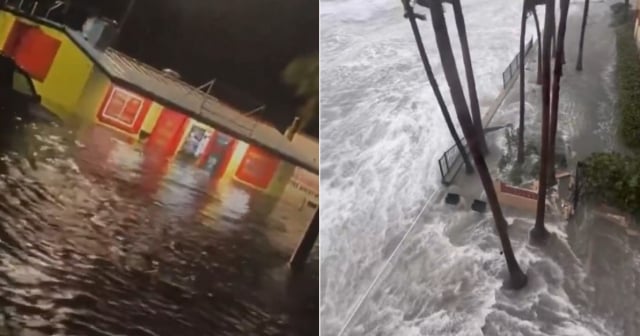 Impactantes imágenes de las fuertes inundaciones en Florida por el huracán Helene 