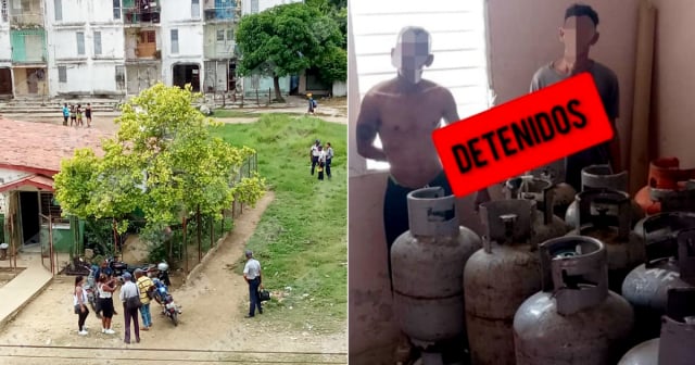 Detienen a presuntos ladrones de balitas de gas en Santiago de Cuba