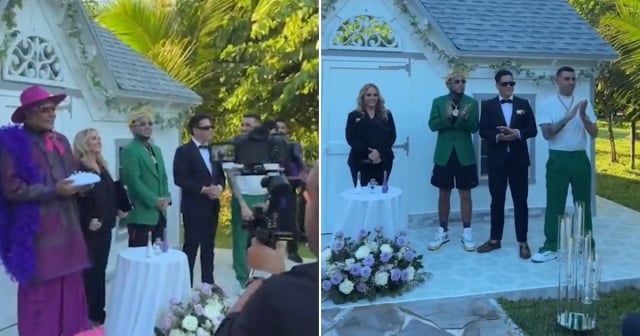 Eduardo Antonio, Lenier Mesa y Tekashi 6ix9ine: Padrinos en la boda de Srta Dayana