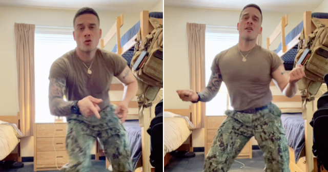 Sensación en TikTok: Soldado boricua conquista a los cubanos bailando reparto