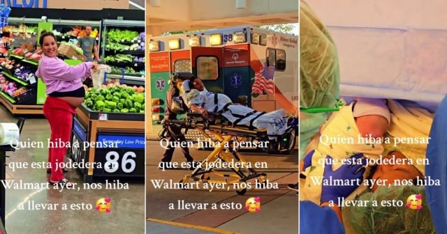 Cubanos bailan en Walmart un día y al siguiente dan a luz a una hermosa bebé en Nebraska