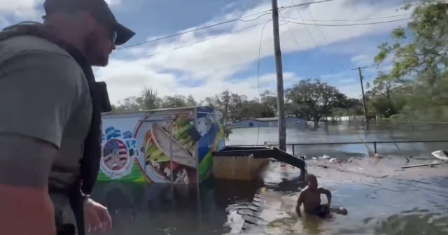 Rescate milagroso: Niño sobrevive flotando sobre escombros tras el huracán Milton en Florida