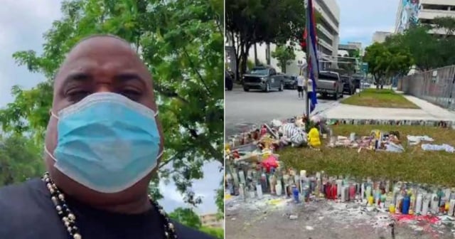 Jorge Junior visita el lugar donde cubanos rinden homenaje a El Taiger en Miami: "Estoy aquí"