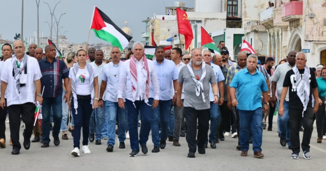 Activista propone celebrar marcha pro palestina en Centro Habana: "Para que se hagan la idea de que están allá"