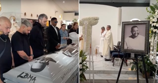 Familiares, amigos y fanáticos de El Taiger llegan hasta la Iglesia de San Lázaro en Miami para darle un último adiós