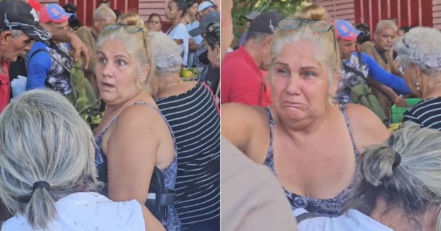 Cubano viaja a la isla y sorprende a su madre en un agromercado tras dos años separados