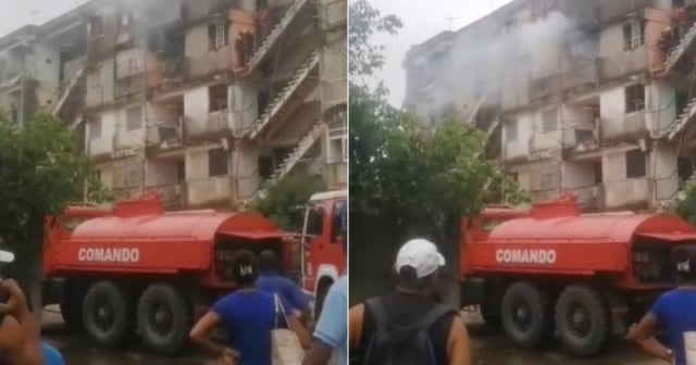 Incendio en apartamento de Alamar en medio de apagón masivo 