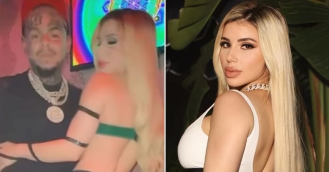 Tekashi 6ix9ine se come a besos a Claudia Prieto, la rubia cubana que conquistó al Chulo y Leamsy La Figura