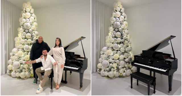 La Navidad llega a casa de Alexander Delgado y Mily Alemán: Así luce su espectacular árbol 