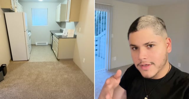 Así es un apartamento de $1,500 en USA: Latino causa revuelo con su tour viral