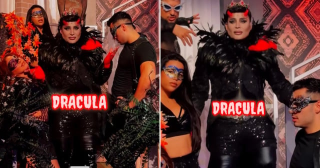 El Divo se transforma en Drácula para Halloween