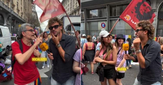 Argentinos defienden presencia del Che y el comunismo en Marcha del Orgullo LGBT en Buenos Aires