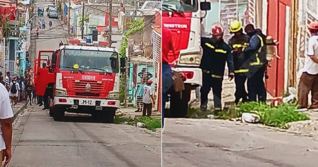 Bomberos responden a explosión de batería de auto en vivienda de Santiago de Cuba