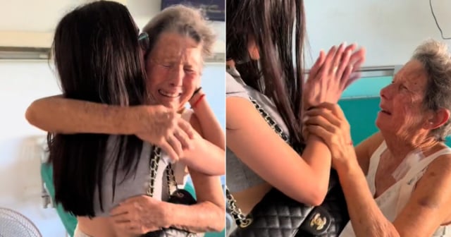 Emotivo reencuentro de una cubana con su abuela en hospital de Cuba después de 2 años