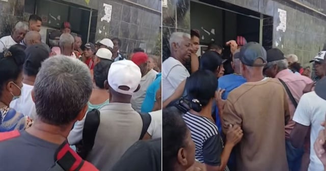 Caos en La Habana: Largas colas y enfrentamientos en los bancos para sacar dinero