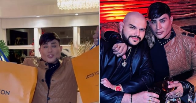 El Divo celebra el cumpleaños de su esposo con regalos Louis Vuitton y cena romántica