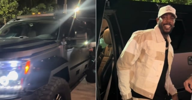 El impactante auto de Aroldis Chapman que robó el show en la inauguración del restaurante de Alexander Delgado: "Está mejor que el de Anuel"