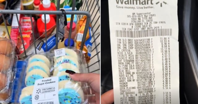 Cubana en Miami se sorprende con su ticket de compra de Walmart: "Literal siento que no he comprado nada"