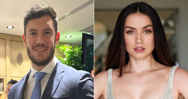 Manuel Anido luce look de más de 3 mil dólares para su cita con Ana de Armas en España