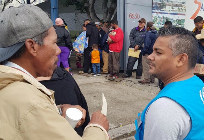 Caravana de migrantes Los hondure os inmigrantes temen ser