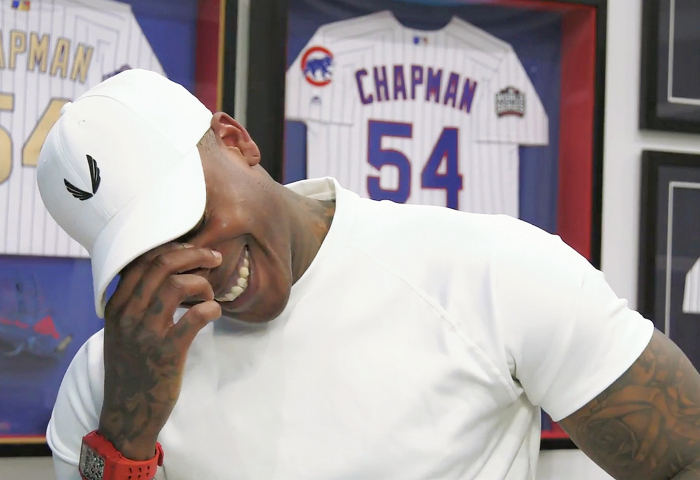 Aroldis Chapman habría vuelto a Cuba en un jet privado