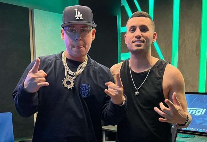 Colaboración en camino?: Lenier Mesa y Cosculluela sorprenden a sus fans  con foto juntos