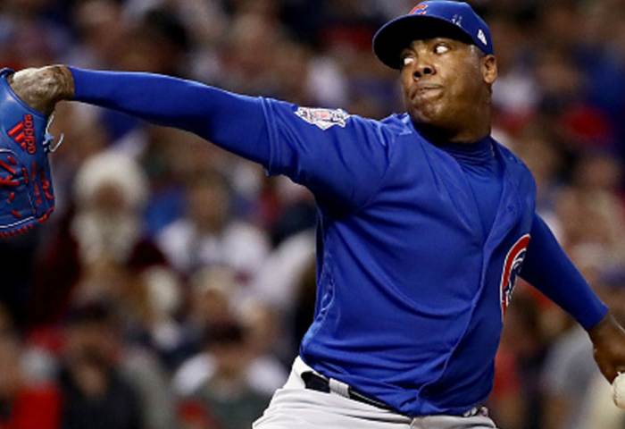 Aroldis Chapman habría vuelto a Cuba en un jet privado