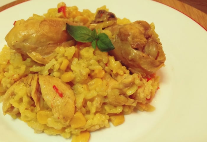 Receta de Arroz con maíz y pollo - CiberCuba Cocina