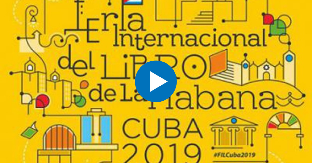 Cartel principal de la Feria Internacional del Libro. © Cortesía del Instituto Cubano del Libro