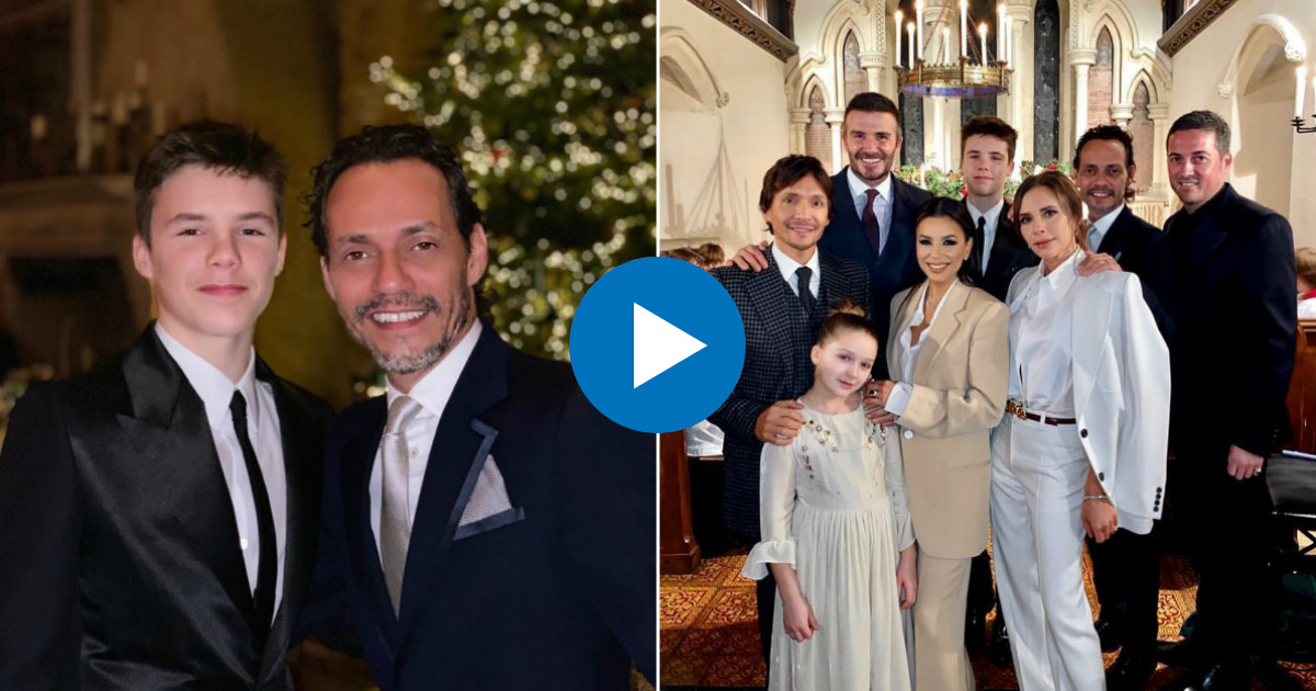 Marc Anthony y Eva Longoria, padrinos de lujo en el bautizo de los