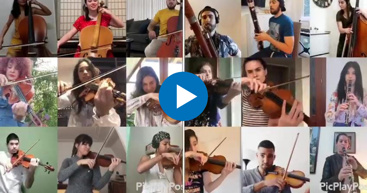 21 músicos cubanos interpretaron la mundialmente célebre pieza de Moisés Simons © Facebook / Rocio Calle Carmenate