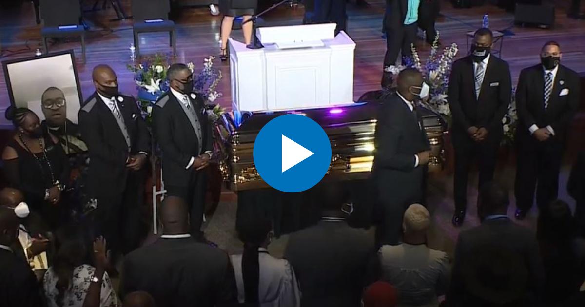 Funeral de George Floyd © Captura de YouTube 