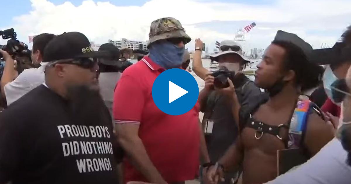 Manifestantes en Florida © Captura de video de YouTube