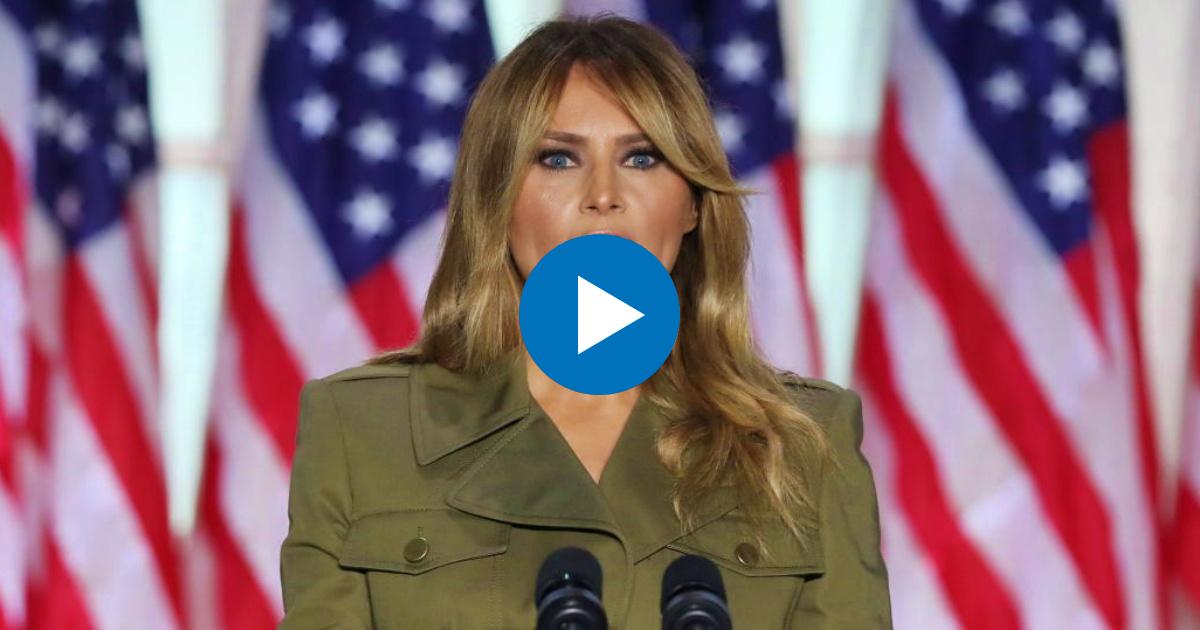 Melania Trump, primera dama de Estados Unidos © Captura de video